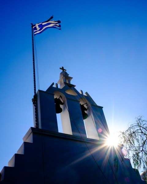 Church, Folegandros Chora