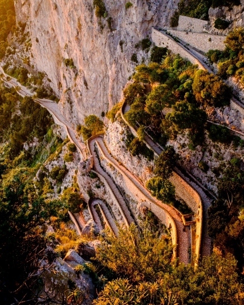 Via Krupp, Capri