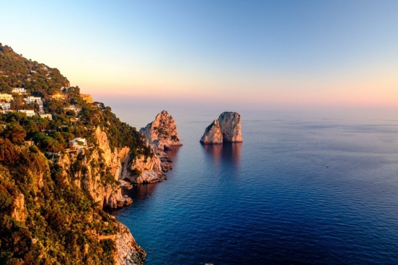 The Faraglioni at Sunset, Capri