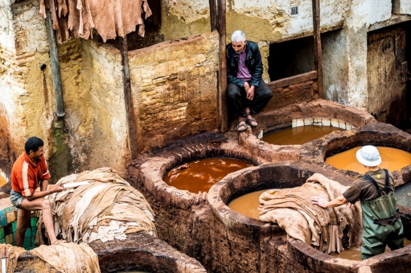 Chaouwara Tanneries, Fes