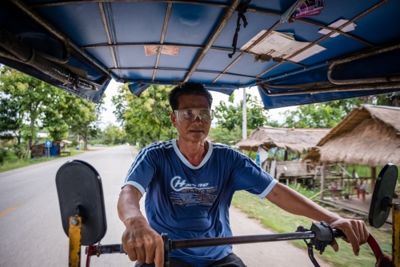 Rickshaw driver, Sukhothai