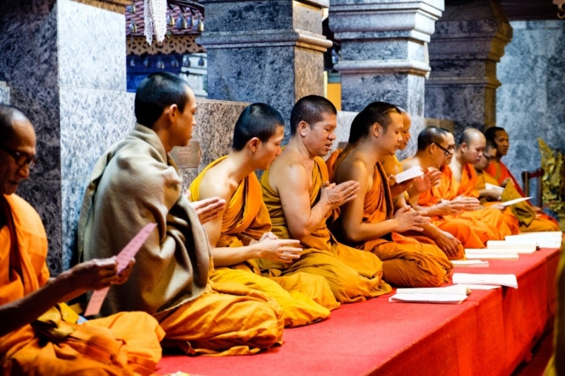 Monks, Wat Phra That Doi Suthep, Chiang Mai