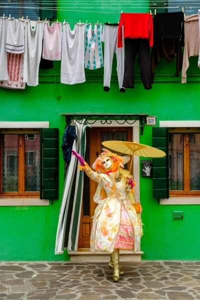 Cindy in Burano
